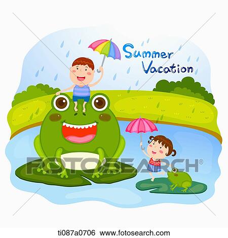 People playing with flogs in the summer vacation View Large Photo Image Stock Photograph - People playing with flogs in the summer vacation . Fotosearch
