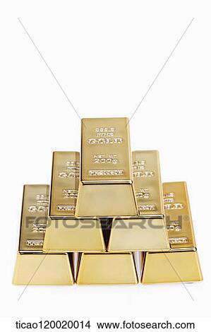 Piled gold bars View Large Photo Image Picture - Piled gold bars. Fotosearch
