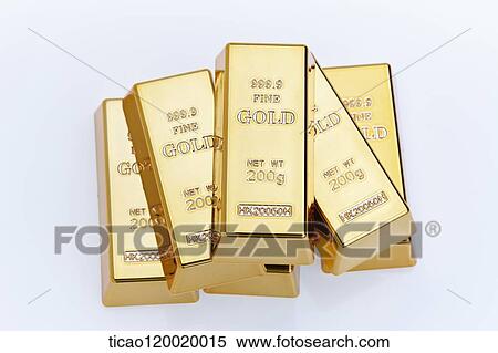 Piled gold bars View Large Photo Image Stock Photography - Piled gold bars. Fotosearch
