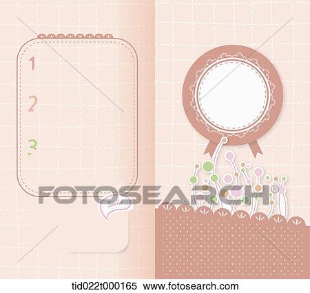 Pink and brown flower brochure View Large Photo Image Stock Photography - Pink and brown flower brochure. Fotosearch