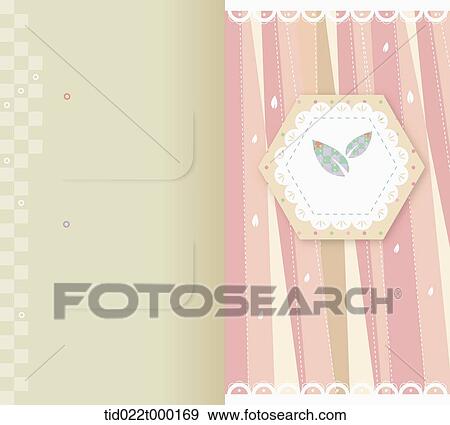 Pink and green leaf brochure View Large Photo Image Stock Photo - Pink and green leaf brochure. Fotosearch