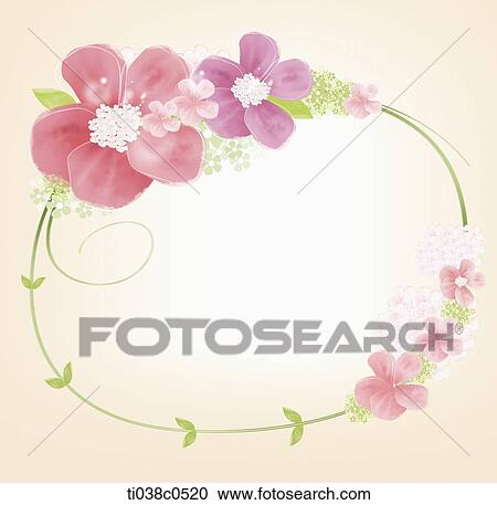 Pink and white flower frame View Large Photo Image Stock Image - Pink and white flower frame. Fotosearch