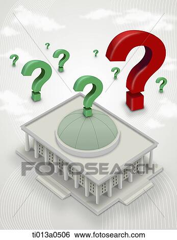 Question marks and National assembly View Large Photo Image Stock Photograph - Question marks and National assembly . Fotosearch