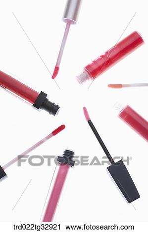 Red and pink lip gloss View Large Photo Image Stock Image - Red and pink lip gloss. Fotosearch