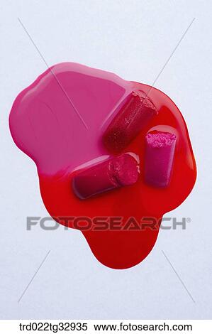 Red and pink lipstick on the red and pink nail polish View Large Photo Image Stock Photography - Red and pink lipstick on the red and pink nail polish. Fotosearch