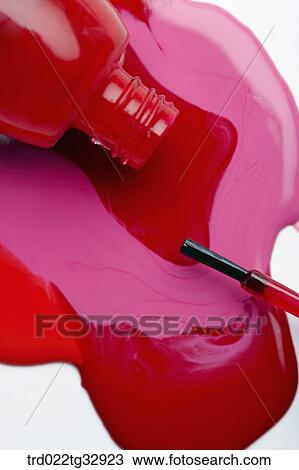 Red and pink nail polish View Large Photo Image Stock Image - Red and pink nail polish. Fotosearch