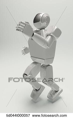 Running robot View Large Photo Image Stock Photo - Running robot. Fotosearch