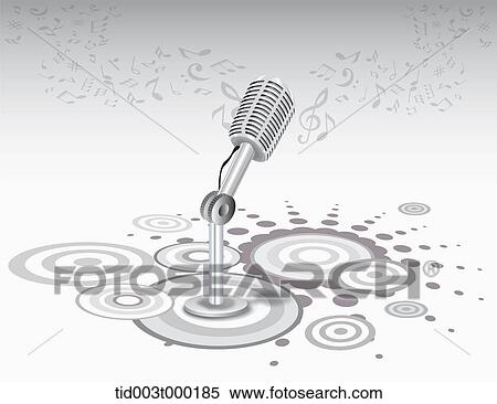 Standing microphone View Large Photo Image Stock Photography - Standing microphone. Fotosearch