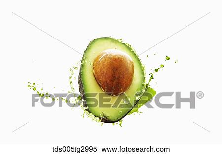 The avocado with white background View Large Photo Image Stock Photography - The avocado with white background. Fotosearch