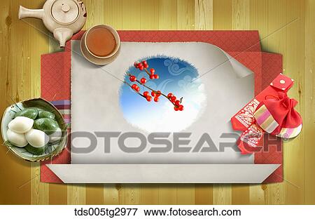 The image of card and Chuseok decorations View Large Photo Image Stock Photo - The image of card and Chuseok decorations. Fotosearch