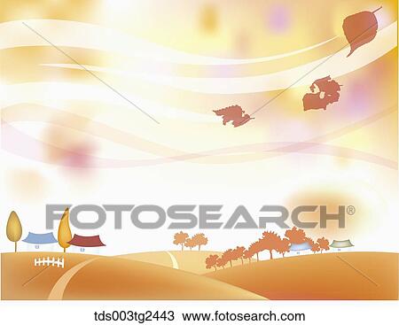 The image of colored leaves and town in the fall View Large Photo Image Stock Image - The image of colored leaves and town in the fall. Fotosearch