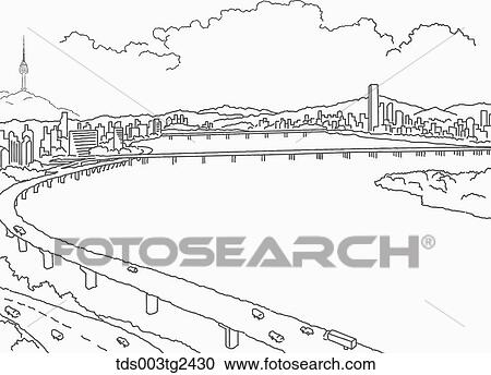 Stock Image - The image of Han river. Fotosearch
