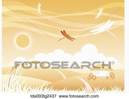 Stock Photo - The image of landscape in the fall. Fotosearch