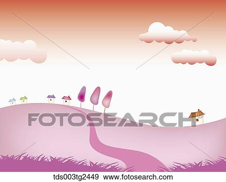 Stock Photo - The image of landscape in the fall. Fotosearch