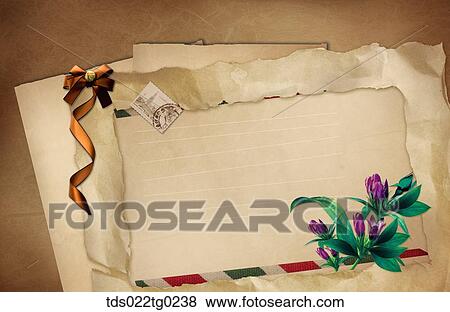The image of letter and flowers View Large Photo Image Stock Photo - The image of letter and flowers. Fotosearch