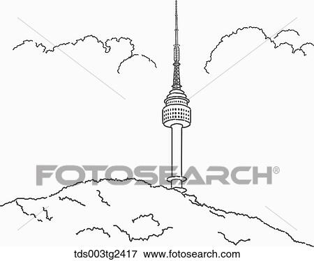 Stock Photo - The image of Mt. nam tower. Fotosearch