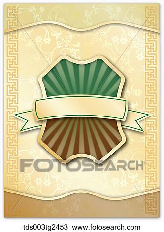 Stock Image - The image of traditional pattern. Fotosearch
