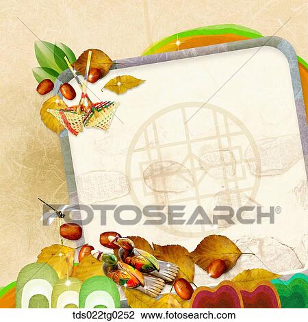 The image of traditional pattern with jujube, wooden geese, and strainer View Large Photo Image Stock Image - The image of traditional pattern with jujube, wooden geese, and strainer. Fotosearch
