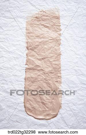 The layer of foundation on the wrinkled paper View Large Photo Image Stock Photo - The layer of foundation on the wrinkled paper . Fotosearch
