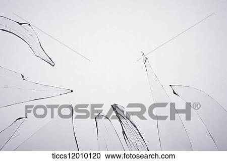 Stock Image - The slice of glass. Fotosearch