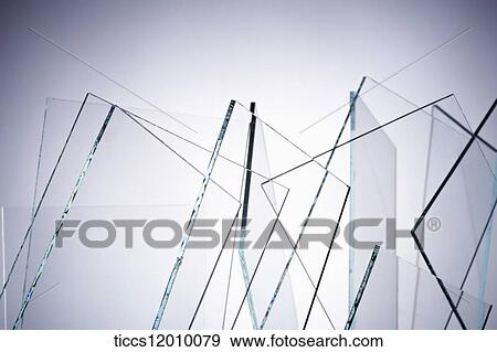 Stock Photo - The slice of glass. Fotosearch