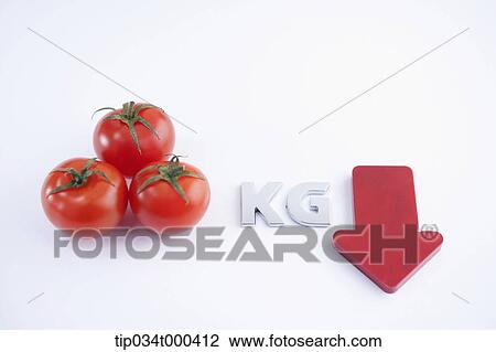 Tomatoes and low calorie indicator View Large Photo Image Stock Image - Tomatoes and low calorie indicator. Fotosearch