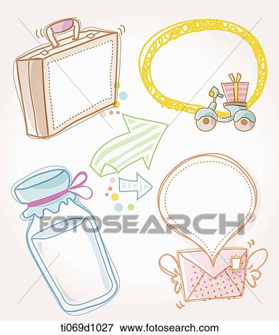 Stock Photo - Various memo icons. Fotosearch