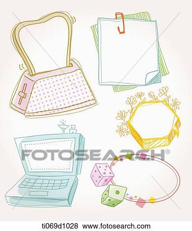Stock Photo - Various memo icons. Fotosearch