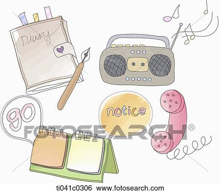 Stock Photograph - Various notice icons. Fotosearch