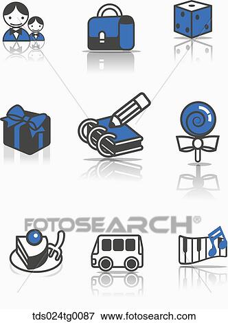 various types of icons View Large Photo Image Stock Photo - various types of icons. Fotosearch