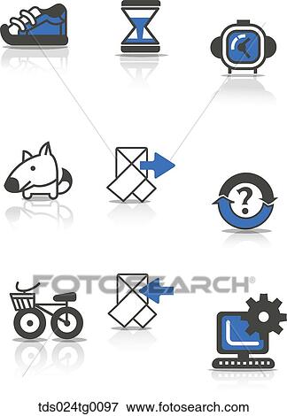 various types of icons View Large Photo Image Stock Photo - various types of icons. Fotosearch
