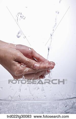 washing hand with dropping water View Large Photo Image Stock Image - washing hand with dropping water. Fotosearch