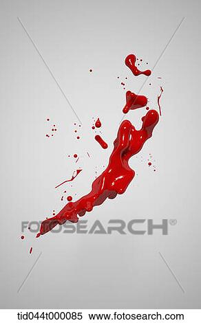 Waving line of red paint View Large Photo Image Stock Photography - Waving line of red paint. Fotosearch