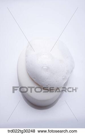 White soap with bubble foam View Large Photo Image Stock Photo - White soap with bubble foam . Fotosearch