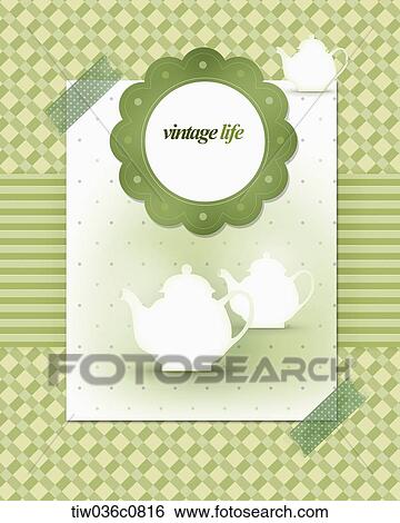 White tea pot and green flower with vintage life View Large Photo Image Stock Photograph - White tea pot and green flower with vintage life. Fotosearch