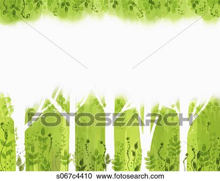White trees with green background View Large Photo Image Stock Image - White trees with green background. Fotosearch