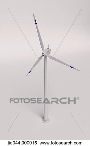Stock Photography - Wind energy plant . Fotosearch