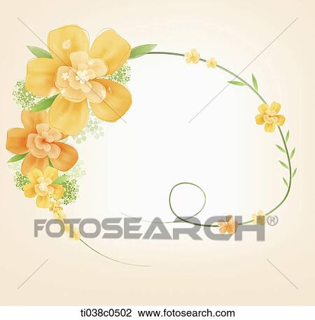 Yellow flower frame View Large Photo Image Stock Image - Yellow flower frame. Fotosearch