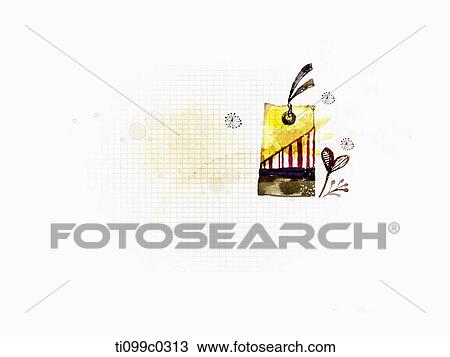 Drawing - bag in white background. Fotosearch