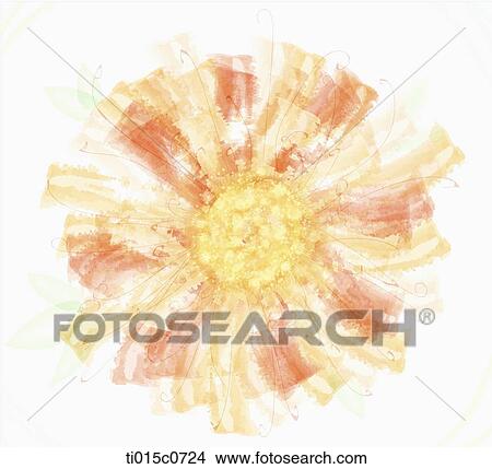 brown flower background View Large Illustration Stock Illustration - brown flower background. Fotosearch