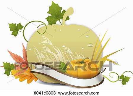 card background with pumpkin View Large Illustration Drawing - card background with pumpkin. Fotosearch
