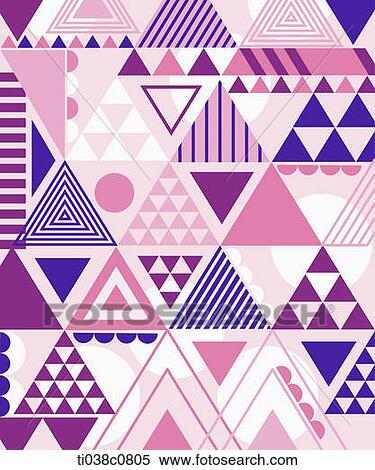 Stock Illustration - colorful geometric patterns. Fotosearch