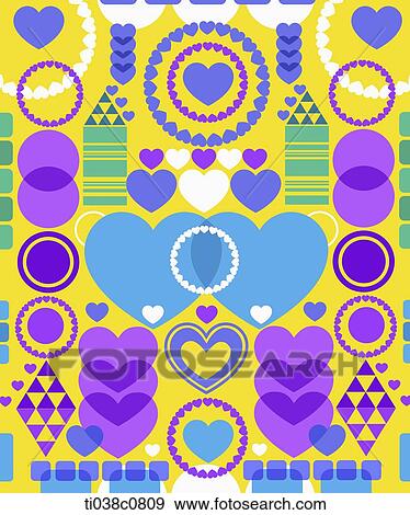 Stock Illustration - colorful geometric patterns. Fotosearch