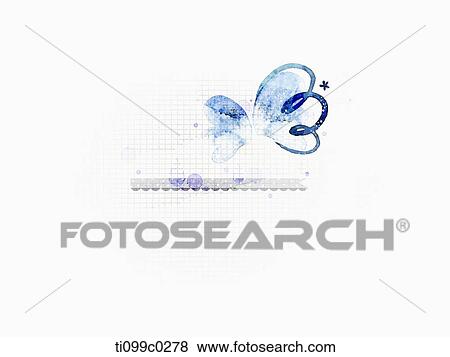 Stock Illustration - flower in white background. Fotosearch