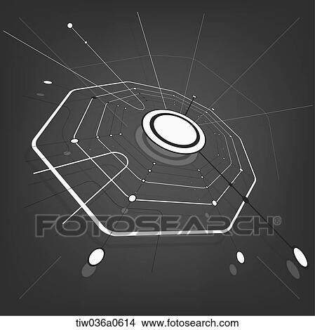 geometric pattern in black background View Large Illustration Stock Illustration - geometric pattern in black background. Fotosearch