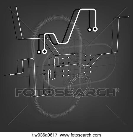 geometric pattern in black background View Large Illustration Stock Illustration - geometric pattern in black background. Fotosearch
