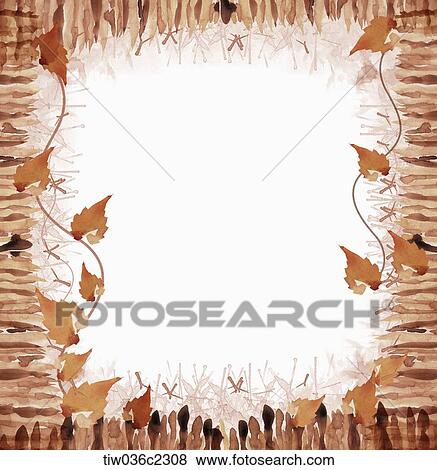 Stock Illustration - gingko leaves background. Fotosearch