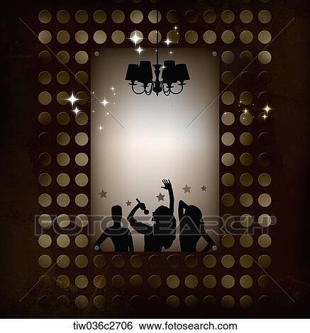 illustration design of people singing View Large Illustration Stock Illustration - illustration design of people singing . Fotosearch