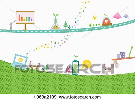 Stock Illustration - illustration of modern society and technology. Fotosearch
