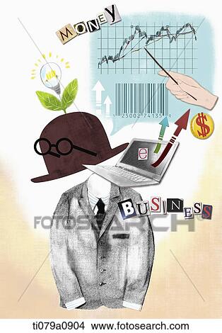 Stock Illustration - illustration of money and business. Fotosearch
